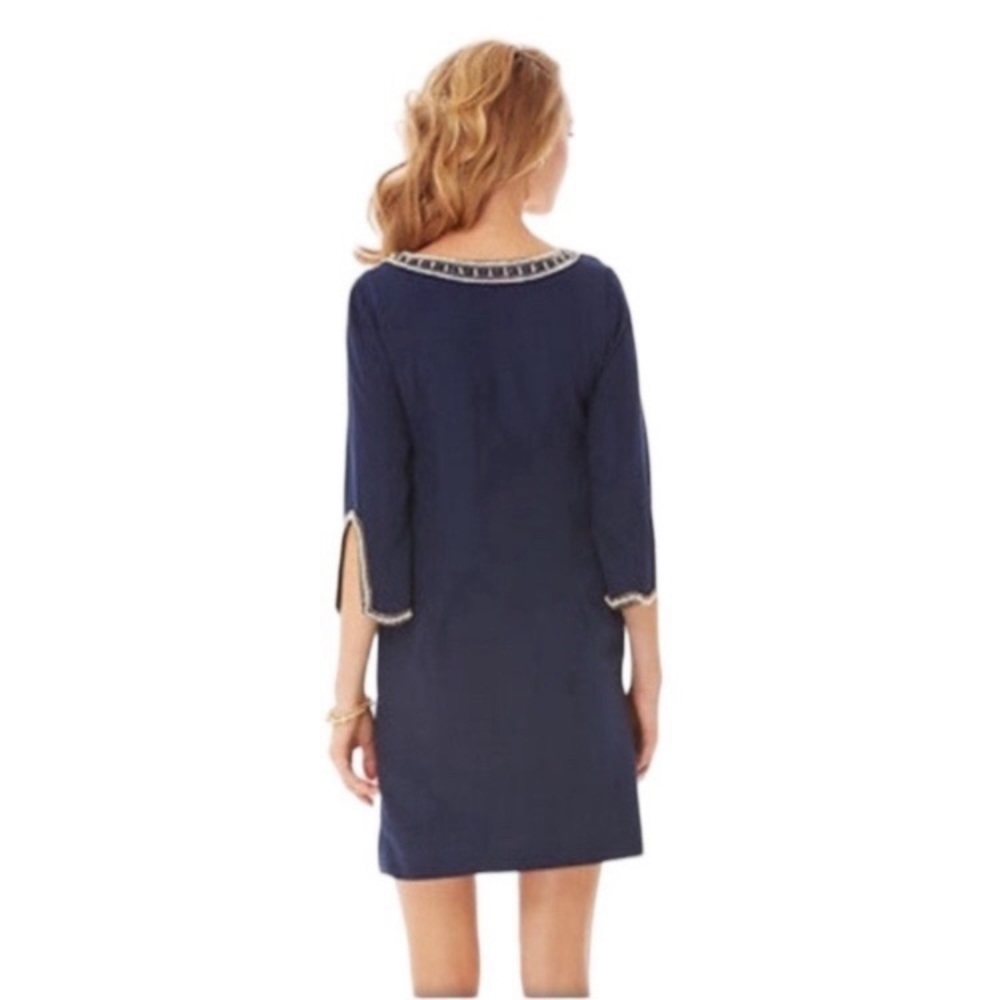 Lilly Pulitzer Sarah Beaded Tunic Dress | Sz M - Picture 4 of 14